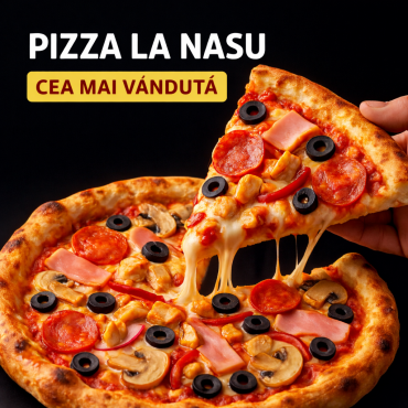 🍕 Pizza La Nașu’ – Generozitate la fiecare felie