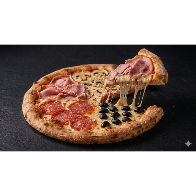  🍕 Pizza Quattro Stagioni – O Călătorie Culinară în Patru acte ! CELE 4 ANOTIMPURI