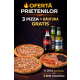 Comanzi 3 pizza si ai la alegere 1l Cola(Fanta) sau 2 beri Caraiman